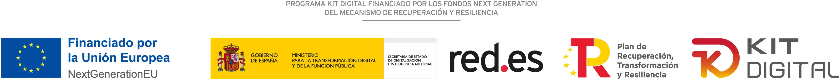 Programa Kit Digital financiado por los fondos Next Generation EU