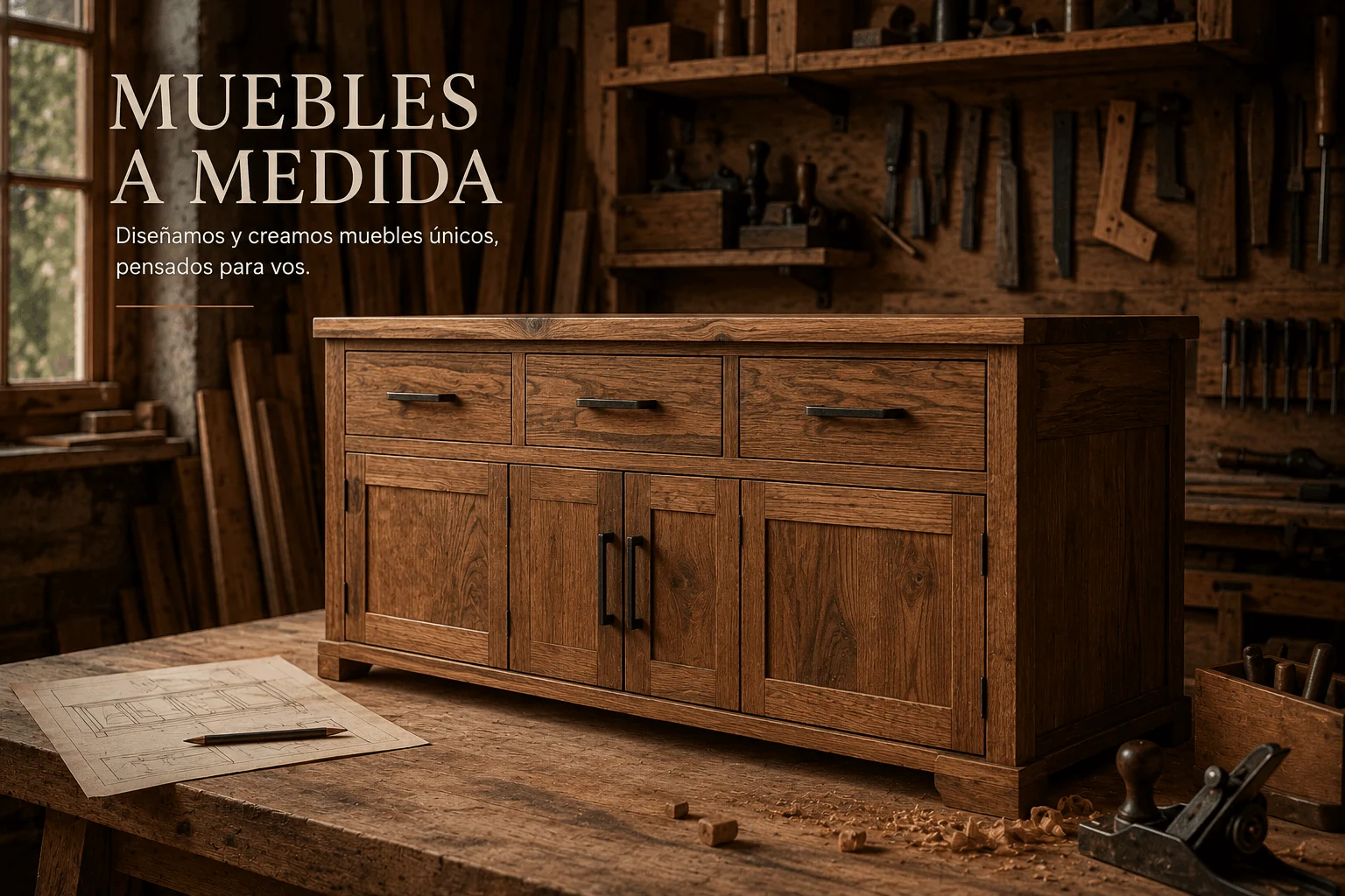 Mueble a medida realizado por Carmelo Carpintería